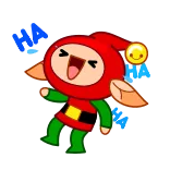 Speedy Elf telegram stickers