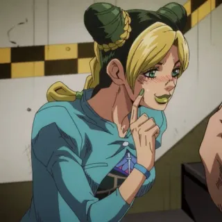 🌊 Jolyne Cujoh JoJo's Bizarre Adventure anime, character, Jolyne Cujoh, JoJo's Bizarre Adventure, manga telegram sticker