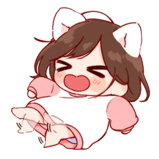 💞 Anime, Chibi, Dibujos animados, Lindo, Kawaii whatsapp sticker
