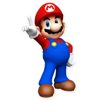 🔴 Mario Mario, Videospiel, Nintendo, Charakter telegram sticker