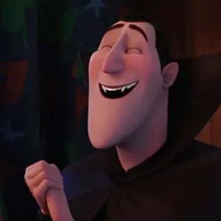 😋 Count Dracula Hotel Transylvania Drácula, Vampiro, Hotel Transilvânia, Animação, Filme, Monstro, Desenho animado telegram sticker