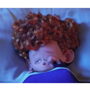 😴 Dennis Loughran Hotel Transylvania Мультфильм, Ребенок, Спящий, Деннис Логран, Монстры на каникулах telegram sticker