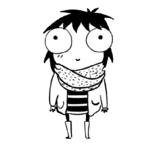 😎 dessin animé, personnage, illustration, fille, mignon telegram sticker
