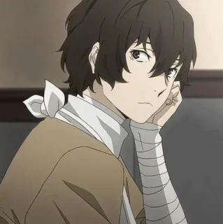 📺 Osamu Dazai Bungou Stray Dogs Anime, Bungou Stray Dogs, Dazaï, Osamu Dazaï, Dessin animé, Animation telegram sticker