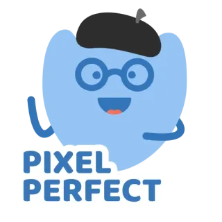 👨‍🎨 PIXEL PERFECT Piksel, Sempurna, Stiker, Kartun, Grafis telegram sticker