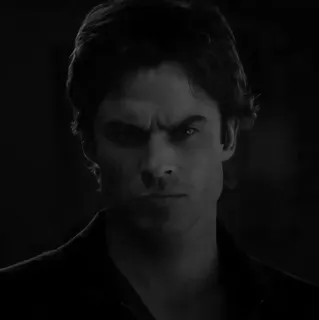 ▪️ Damon Salvatore The Vampire Diaries wampir, Damon Salvatore, Pamiętniki wampirów, serial TV, nadprzyrodzone, Ian Somerhalder telegram sticker