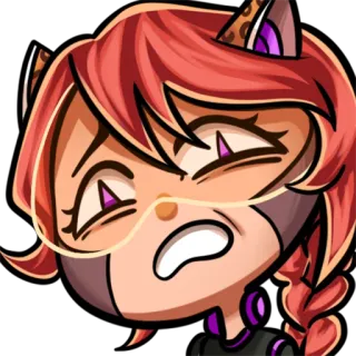 🤮 Cartoon, Anime, Expressie, Schattig, Gezicht telegram sticker