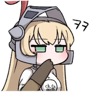 ⭐️ ㅋㅋ Аниме, Рыцарь, Шлем, Мультфильм, Эмодзи, Стикер telegram sticker