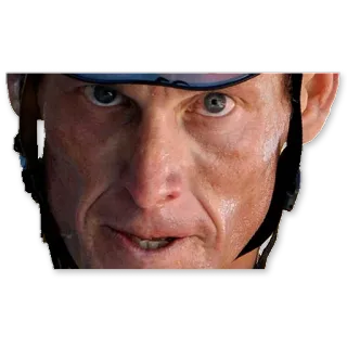 😡 Lance Armstrong ciclista, sport, atleta, Lance Armstrong telegram sticker