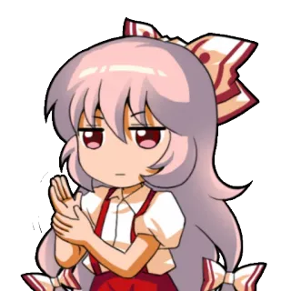 👏 аниме, персонаж, девушка, чиби, самодовольный telegram sticker