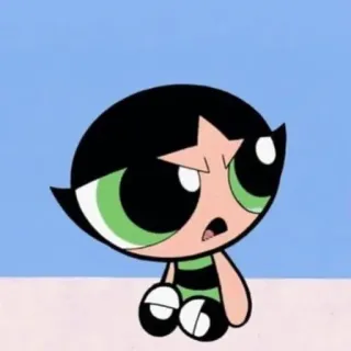 🍭 Buttercup The Powerpuff Girls dibujos animados, animación, personaje, las chicas superpoderosas, Bellota telegram sticker