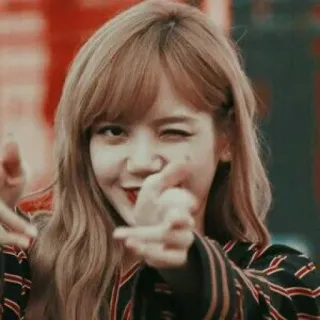 🖤 mrugnięcie, kobieta, azjatycka, kpop, dziewczyna, idol telegram sticker