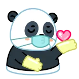 Panda Emic telegram stickers