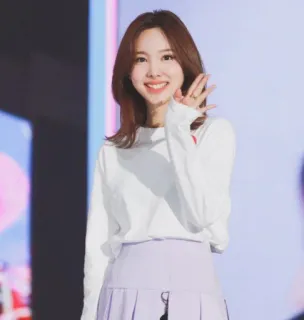 👋 Nayeon kpop, twice, singer, idol, asian, woman, smile telegram sticker