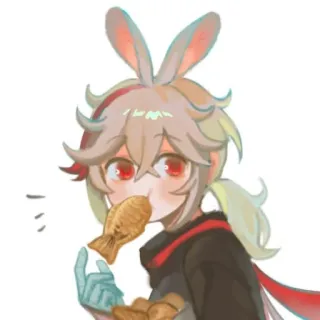 😮 Kaedehara Kazuha Genshin Impact 动漫, 角色, 游戏, 枫原万叶, 原神 telegram sticker