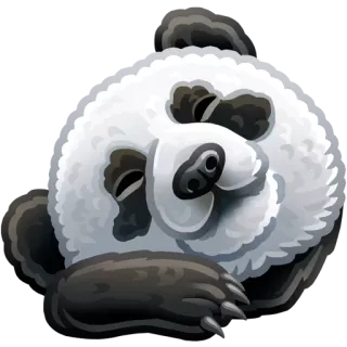 🐼 Panda, Binatang, Beruang, Tidur, Lucu telegram sticker