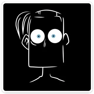 😳 만화, 캐릭터, 일러스트, 스티커 telegram sticker