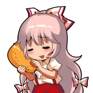 😌 Anime, Ragazza, Kawaii, Carino, Cartone animato telegram sticker
