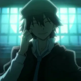🍡 Ranpo Edogawa Bungo Stray Dogs anime, detective, character, ranpo edogawa, bungo stray dogs telegram sticker