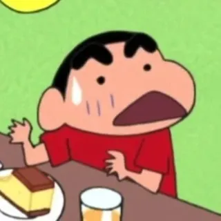 🍠 Shin-chan Crayon Shin-chan Crayon Shin-chan, Anime, Terkejut, Kaget, Kartun, Manga telegram sticker