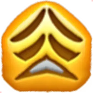 😩 triste, malheureux, emoji, jaune telegram sticker