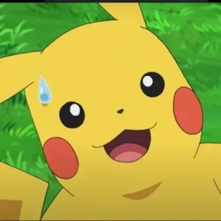 ⚡️ Pikachu Pokemon pokemon, anime, cartoni animati, pikachu, carino telegram sticker