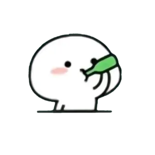 🪃 uống, rượu, hoạt hình, chai telegram sticker