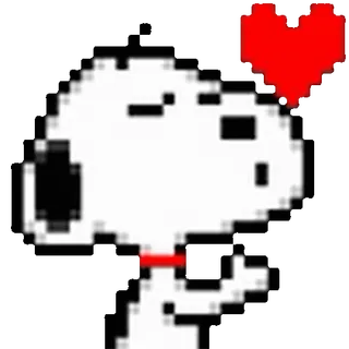 (@ShoutoEmoji) Pixel Snoopy telegram emojis 😘