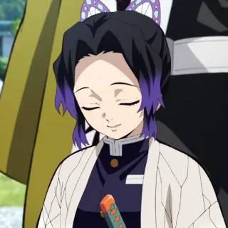 🦋 Shinobu Kocho Demon Slayer anime, demon slayer, shinobu kocho, character, sword telegram sticker