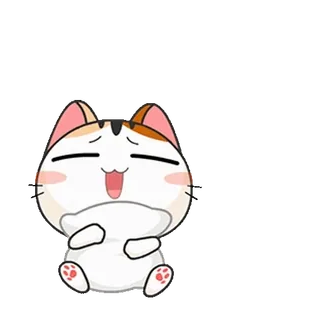 ♥️ mèo, nhãn dán, dễ thương, động vật, hoạt hình telegram sticker