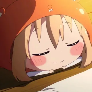 🍣 Umaru Doma Himouto! Umaru-chan anime, cute, sleepy, umaru, himouto, doma telegram sticker