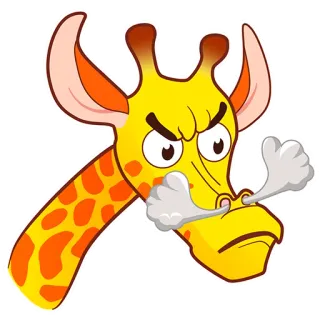 Giraffe_Shtogren telegram stickers