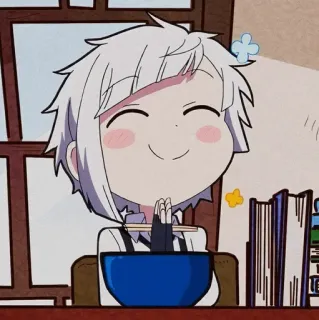 💛 Atsushi Nakajima Bungo Stray Dogs Anime, Manga, Mignon, Chibi, Atsushi, Nakajima, Bungo Stray Dogs telegram sticker