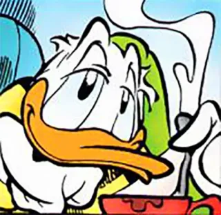 ❤️ Donald Duck Cartone animato, Disney, Paperino, Papero, Personaggio, Umorismo whatsapp sticker