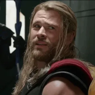 ⚡️ Thor Thor, Chris Hemsworth, Marvel, Avengers, Superheld, Filmfigur telegram sticker