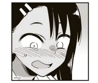 😳 Nagatoro Don't Toy with Me, Miss Nagatoro อนิเมะ, มังงะ, นางาโทโระ, การ์ตูน telegram sticker