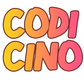 🤖 CODICINO Nombre, Dibujo animado, Texto, Etiqueta whatsapp sticker