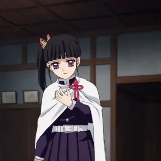 🌷 Kanao Tsuyuri Demon Slayer Anime, Demon Slayer, Kanao Tsuyuri, Personagem whatsapp sticker