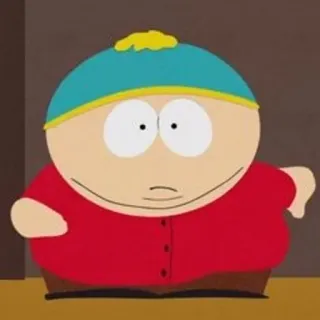 🙁 Eric Cartman South Park Cartone animato, Personaggio, South Park, Eric Cartman telegram sticker