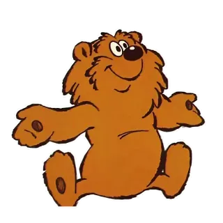 😩 urso, desenho animado, animal, amigável, personagem, fofo telegram sticker