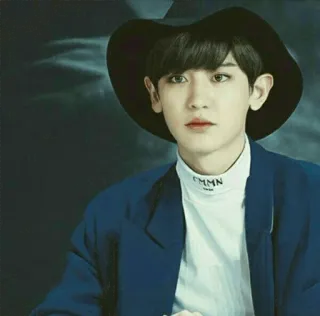 😐 MMN kpop, asian, fashion, portrait, chanyeol, hat, actor, singer telegram sticker