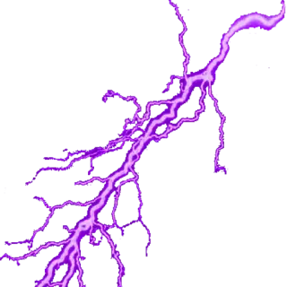 ⚡ éclair, électrique, orage, puissance, énergie, violet whatsapp sticker