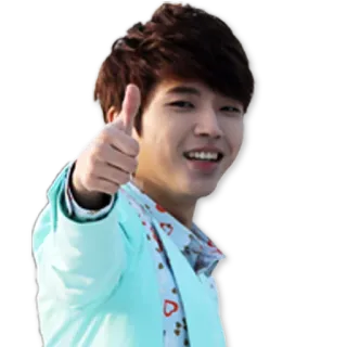 👍 좋아요, 남자, 사람, 긍정적, 승인, 확인 telegram sticker