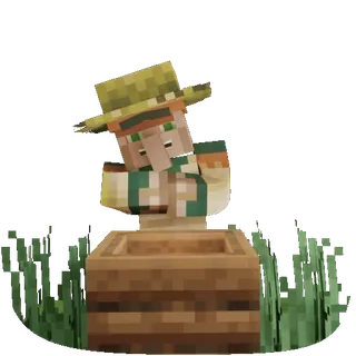 💩 Minecraft Minecraft, Dorfbewohner, Blockspiel, Spiel whatsapp sticker