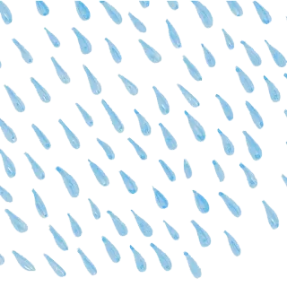 ☂️ pluie, eau, météo, gouttes, bleu, fond whatsapp sticker