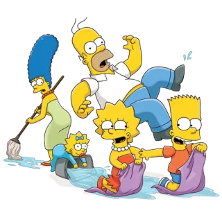 Симпсоны telegram stickers