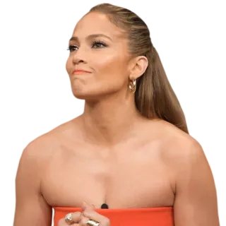 😑 Jennifer Lopez Jennifer Lopez, J.Lo, celebrity, singer, actress, face, expression telegram sticker