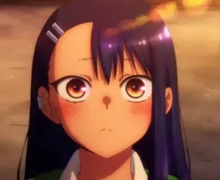 ❓ Nagatoro Don't Toy with Me, Miss Nagatoro อนิเมะ, นางาโทโระ, การ์ตูน, แฟนอาร์ต, อย่ามารังแกฉันนะ นางาโทโระ whatsapp sticker
