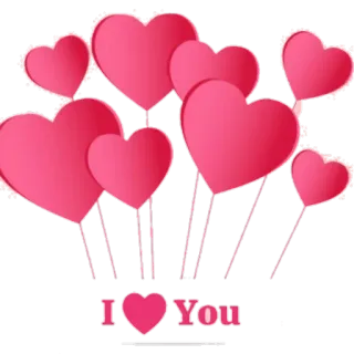❤ I Love You любовь, сердце, день святого валентина, отношения, романтика telegram sticker