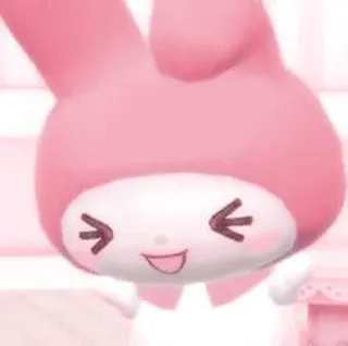 🦕 My Melody My Melody, Sanrio, fofo, kawaii, rosa whatsapp sticker